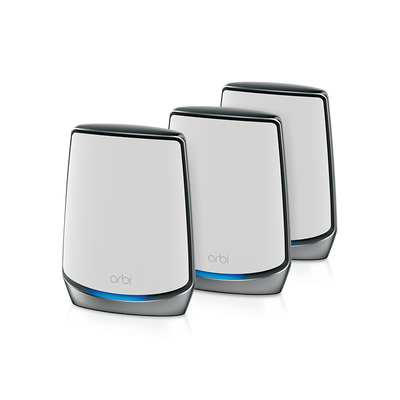 NETGEAR Orbi Tri-Band WiFi 6 Whole Home Mesh System - 3 Pack (RBK853)